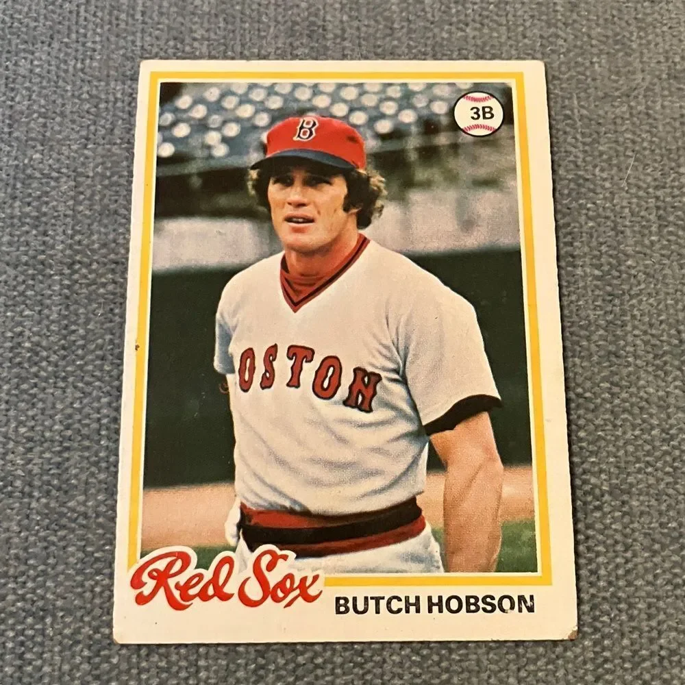 1978 Topps Boston Red Sox Baseball Card Trading Card
